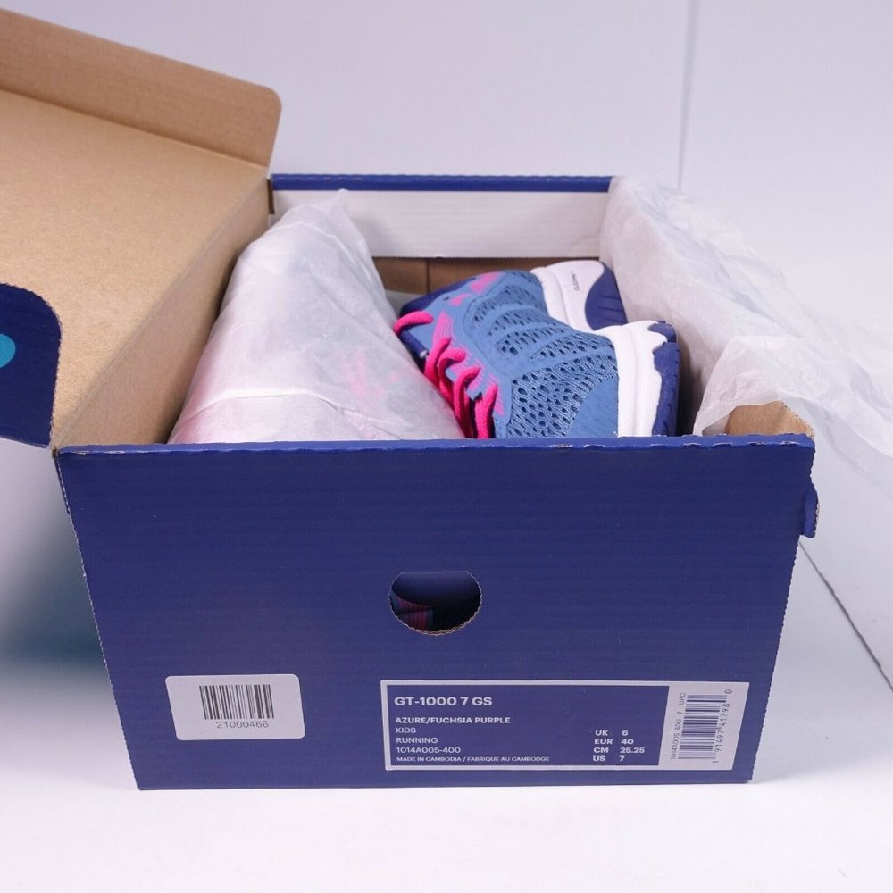 ASICS GT-1000 7 GS Running Shoes 1014A005-400 Blue - Picture 10 of 11